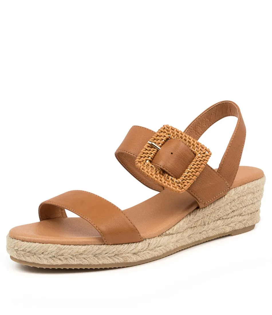 Women DJANGO & JULIETTE Espadrilles<Samiya Dk Tan Leather