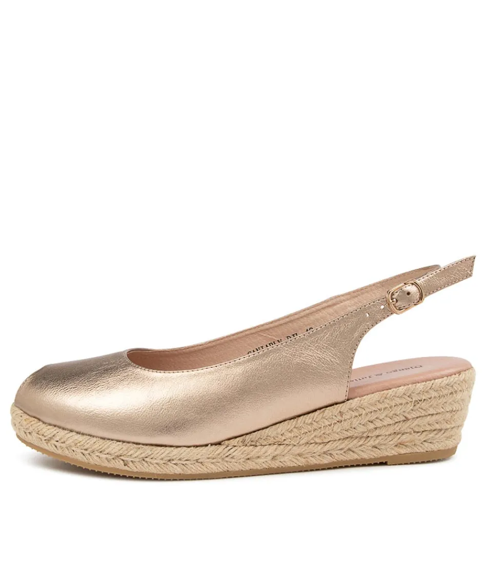 Women DJANGO & JULIETTE Espadrilles<Saniarly Lrg Champagne