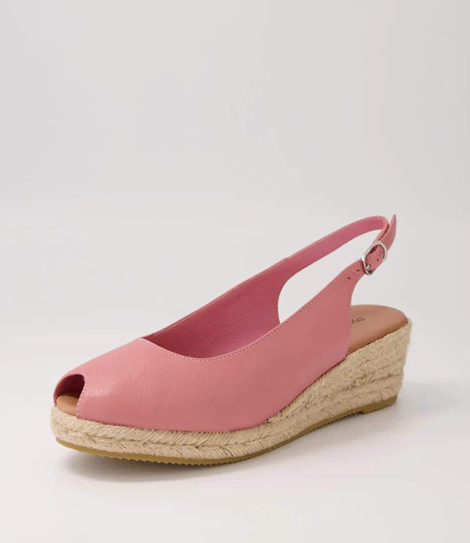 Women DJANGO & JULIETTE Espadrilles<Saniarly Pink Natural Rope Leather Sandals