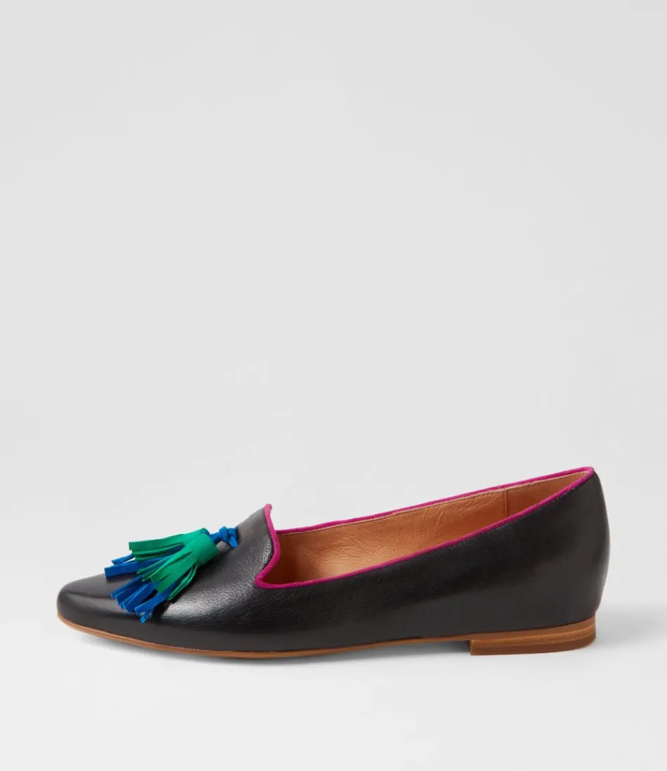 Women TOP END Loafers<Sebras Black Multi Loafers