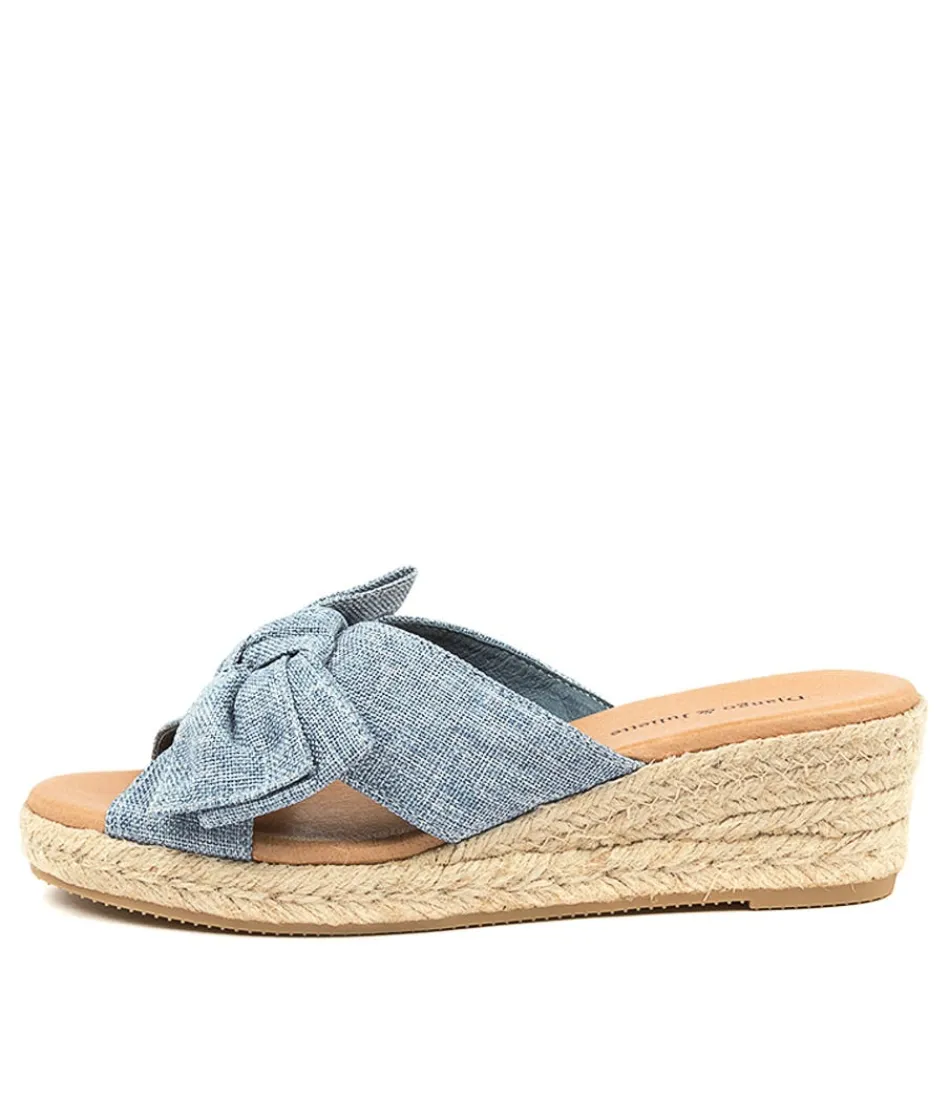 Women DJANGO & JULIETTE Espadrilles<Serena Blue Fabric