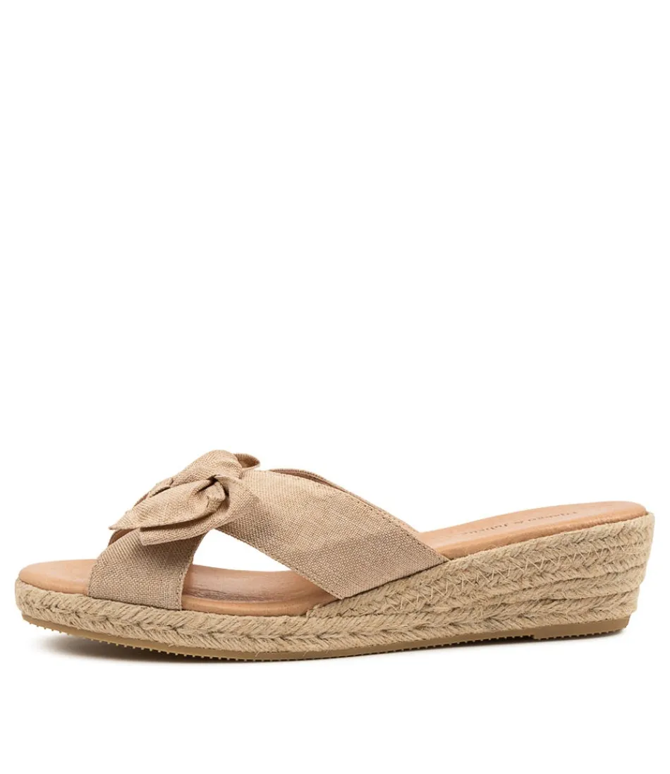 Women DJANGO & JULIETTE Espadrilles<Serena Lrg Natural Fabric