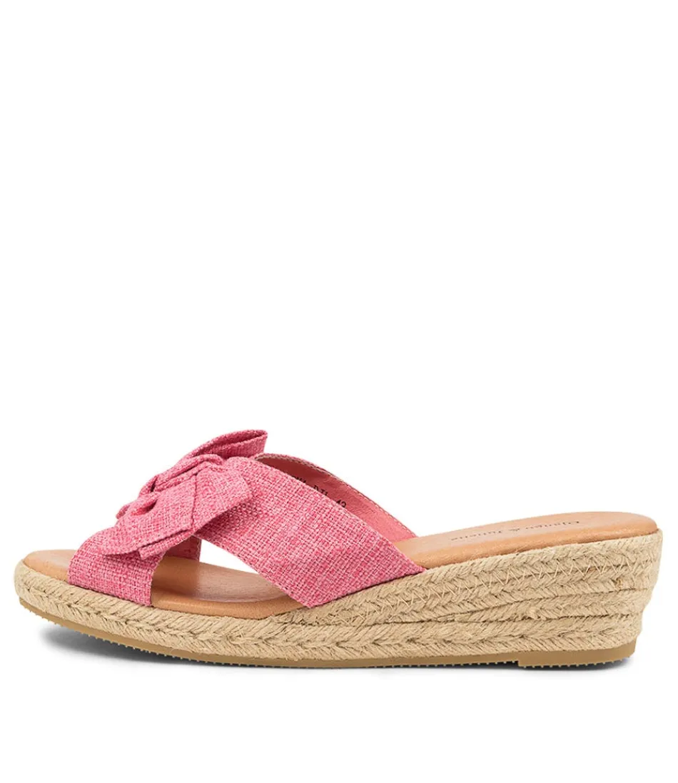 Women DJANGO & JULIETTE Espadrilles<Serena Lrg Pink Fabric