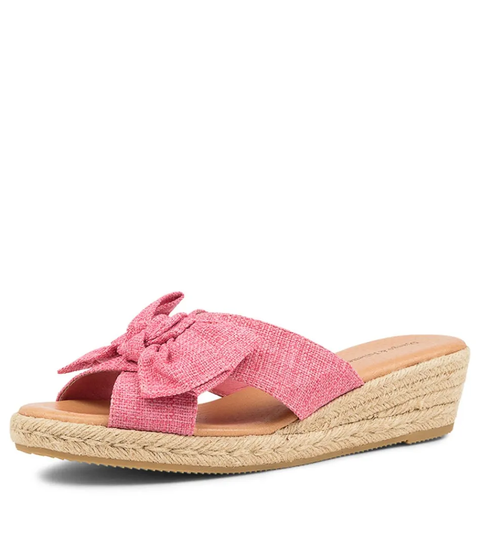 Women DJANGO & JULIETTE Espadrilles<Serena Lrg Pink Fabric