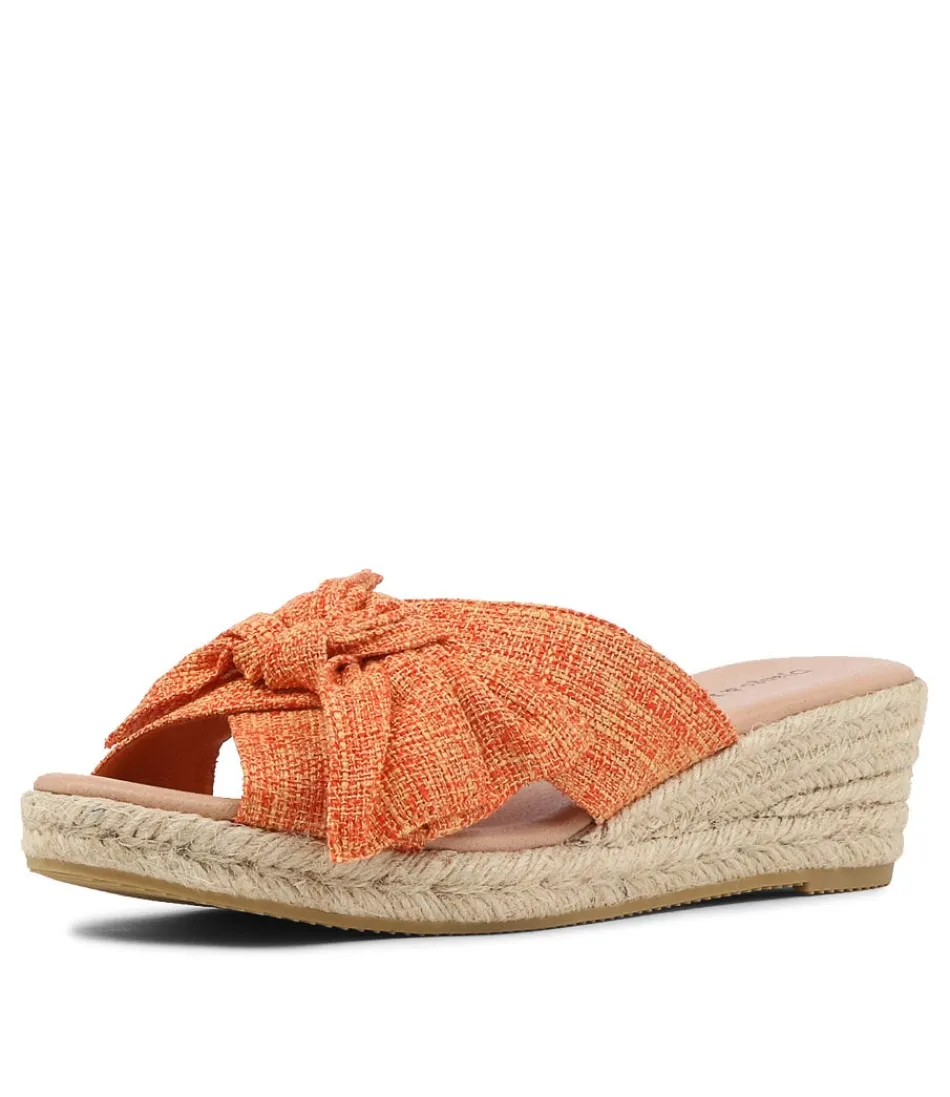 Women DJANGO & JULIETTE Wedges<Serena Mandarin Fabric Espadrilles