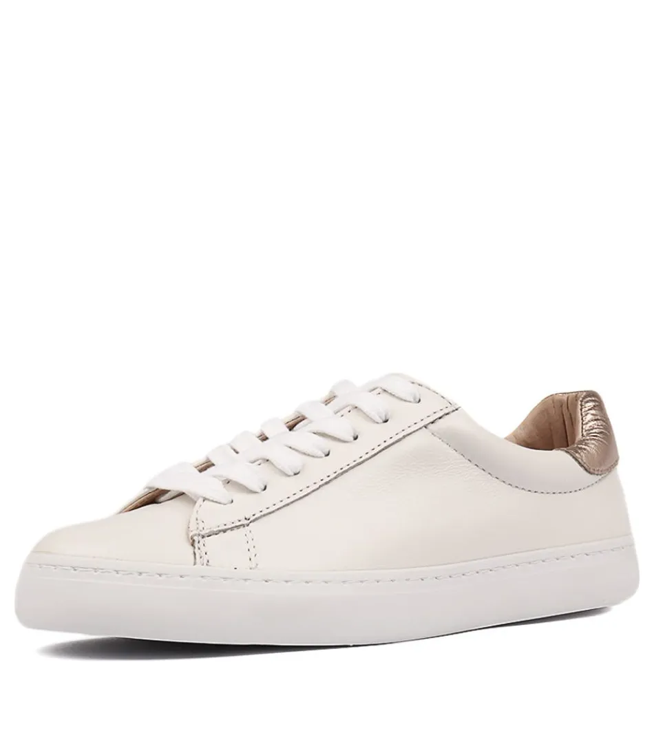 Women MOLLINI Sneakers<Session White Rose Gold Leather