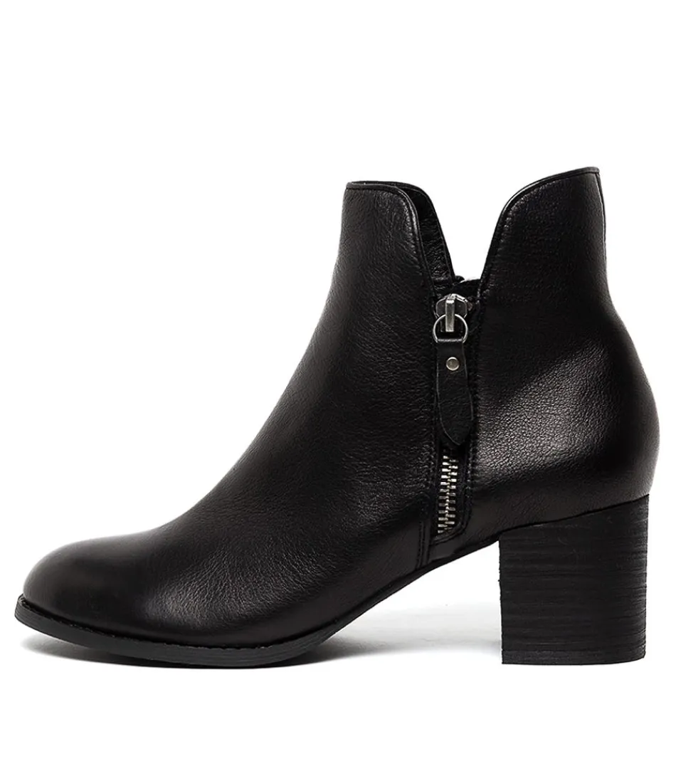 Women DJANGO & JULIETTE Boots<Shiannely Black Black Heel Leather