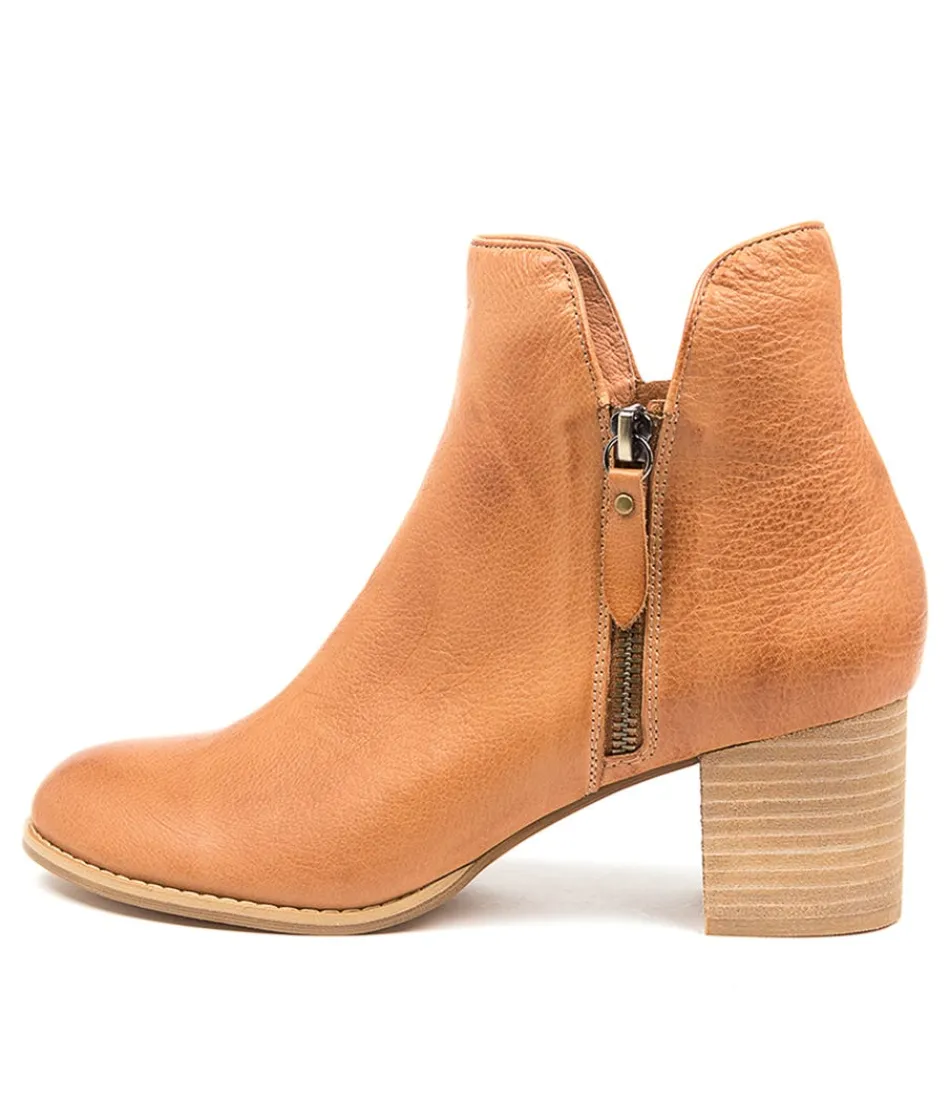 Women DJANGO & JULIETTE Boots<Shiannely Dk Tan Leather