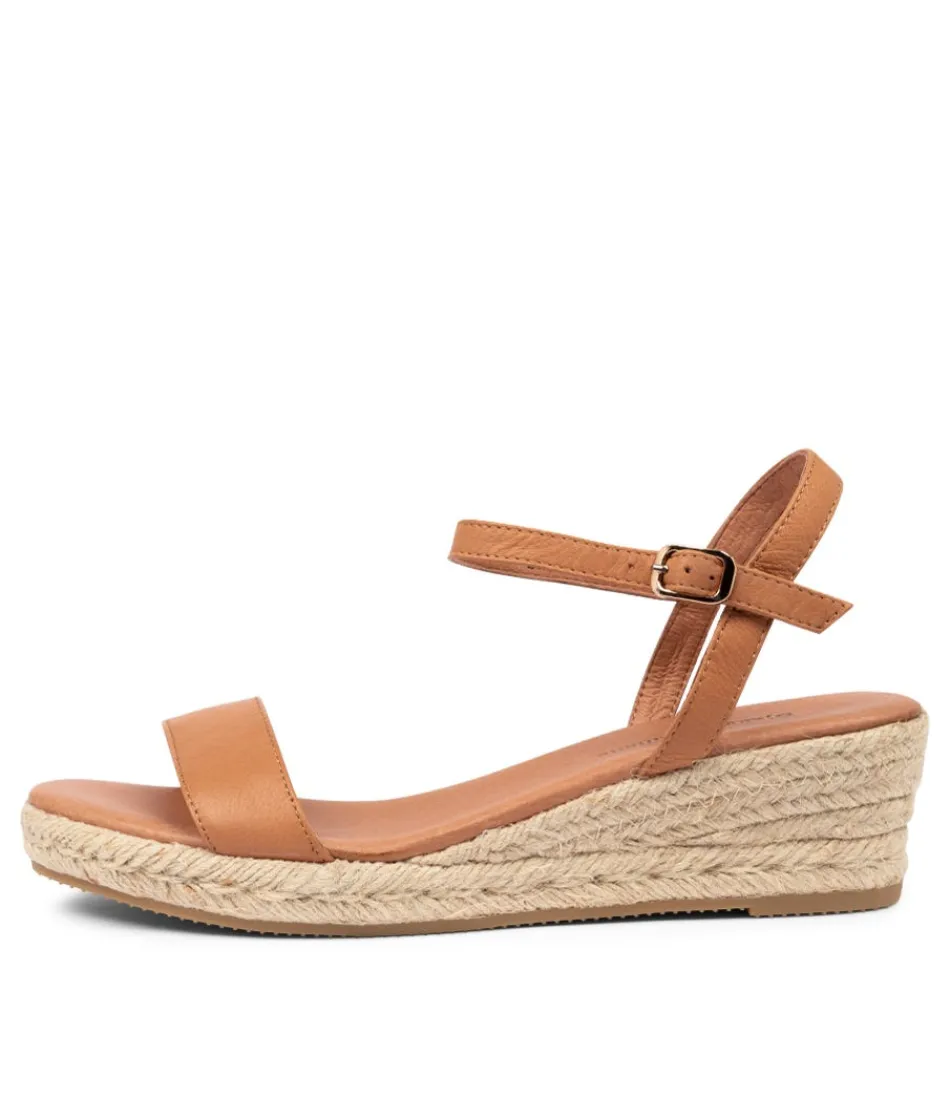 Women DJANGO & JULIETTE Espadrilles<Shielay Dk Tan Leather