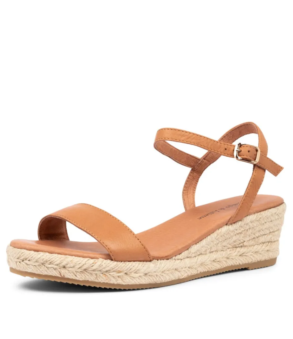 Women DJANGO & JULIETTE Espadrilles<Shielay Dk Tan Leather