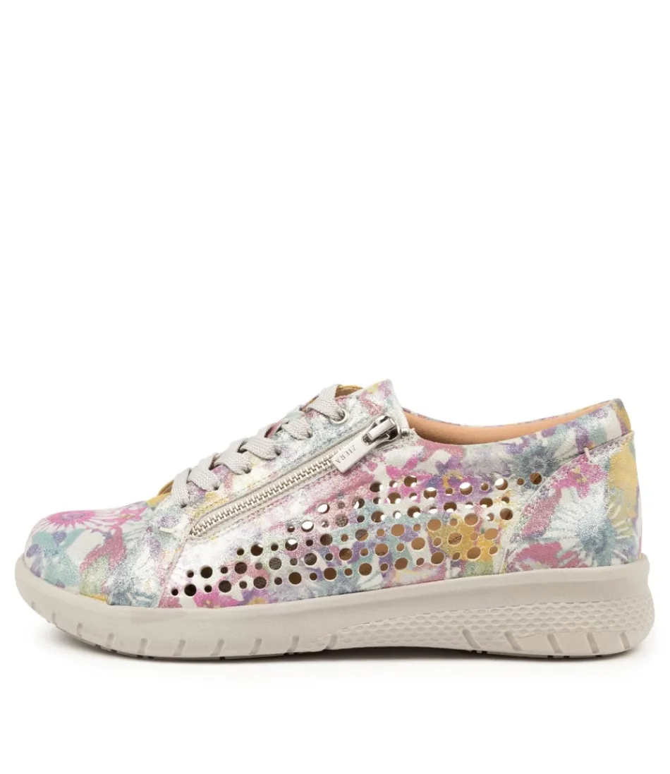 Women ZIERA Wedges<Shovo Xf Misty Floral Lth