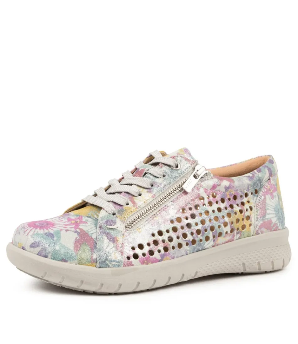 Women ZIERA Wedges<Shovo Xf Misty Floral Lth