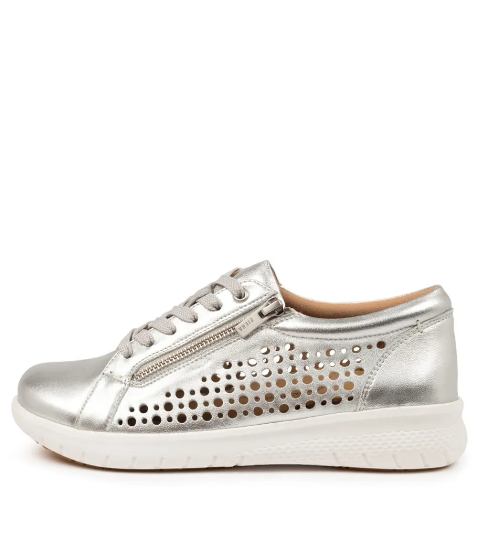 Women ZIERA Wedges<Shovo Xf Silver Leather