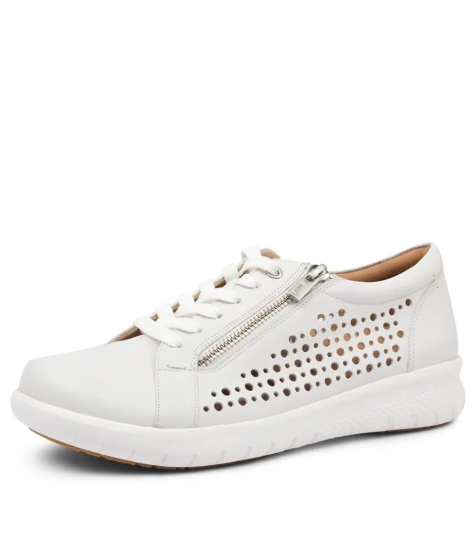 Women ZIERA Wedges<Shovo Xf White Leather