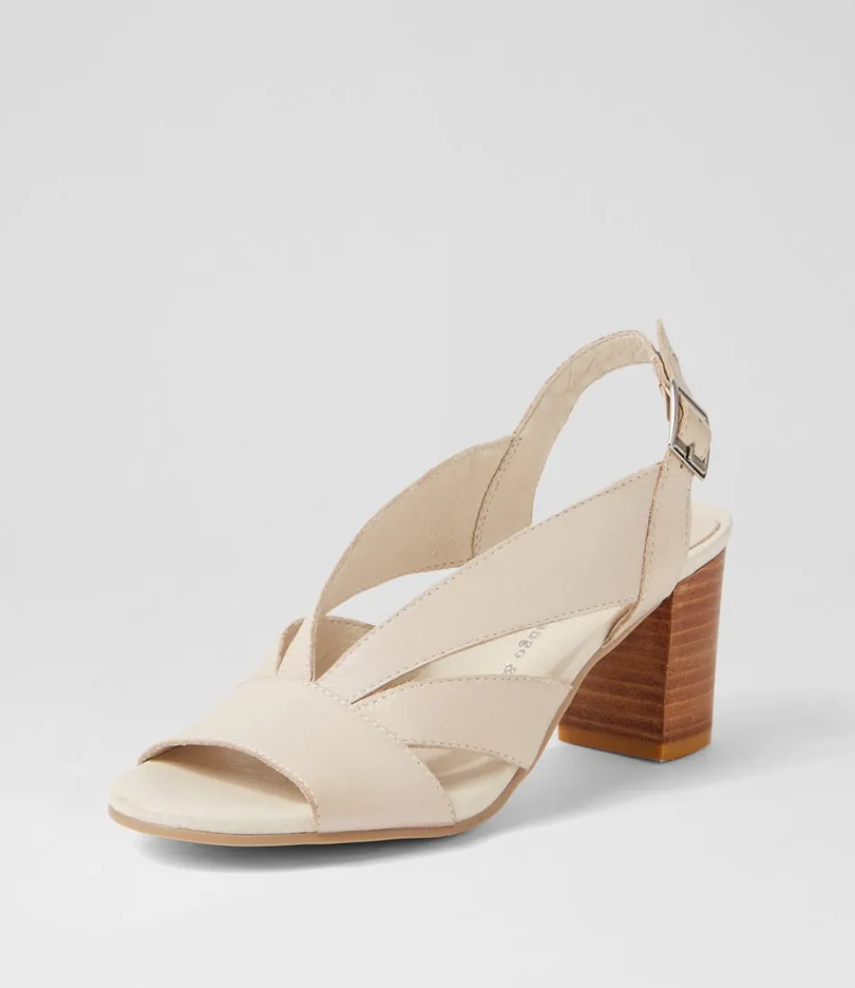 Women DJANGO & JULIETTE Heels<Simmie Vanilla Leather Sandals