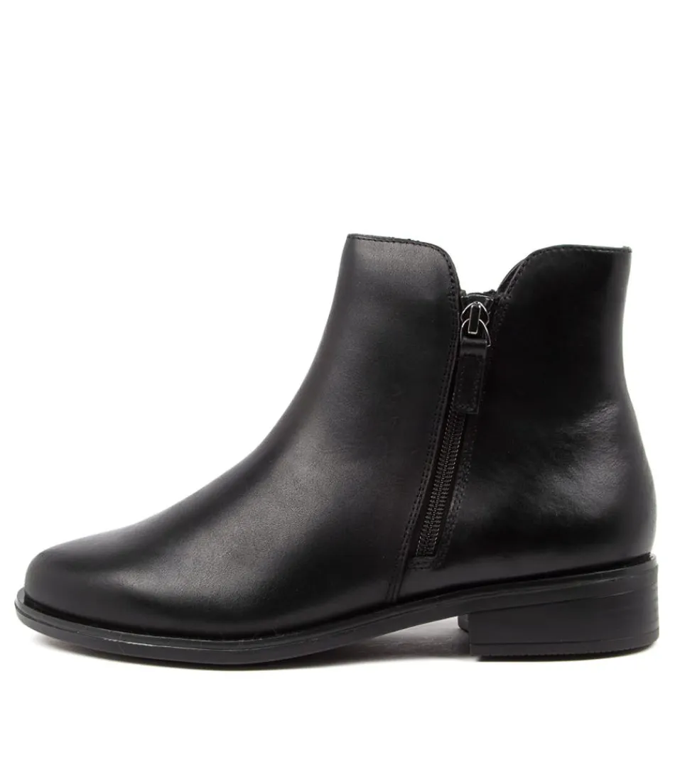 Women ZIERA Boots<Skylars Xf Black Leather