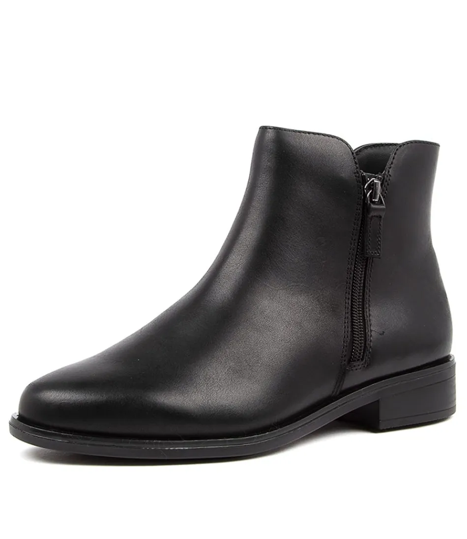 Women ZIERA Boots<Skylars Xf Black Leather