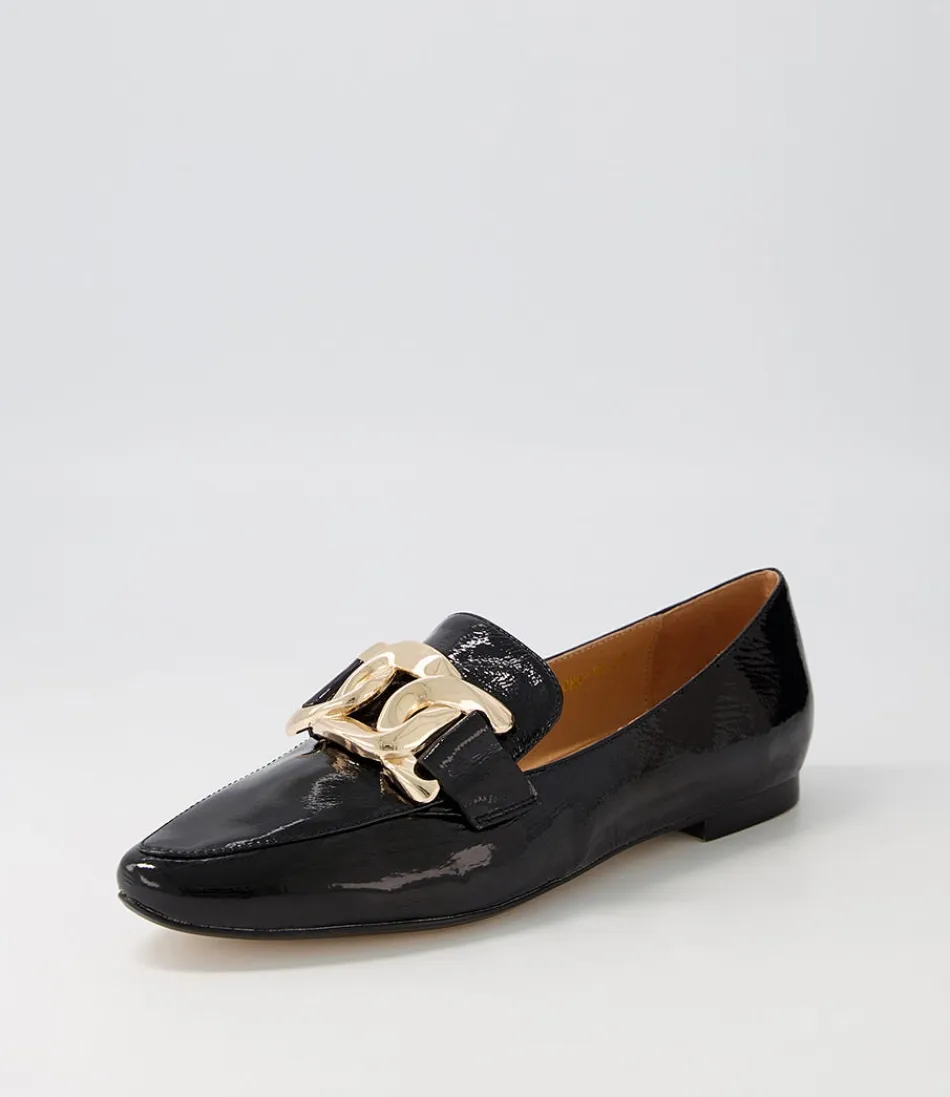 Women TOP END Loafers<Socoro Black Patent Leather Loafers