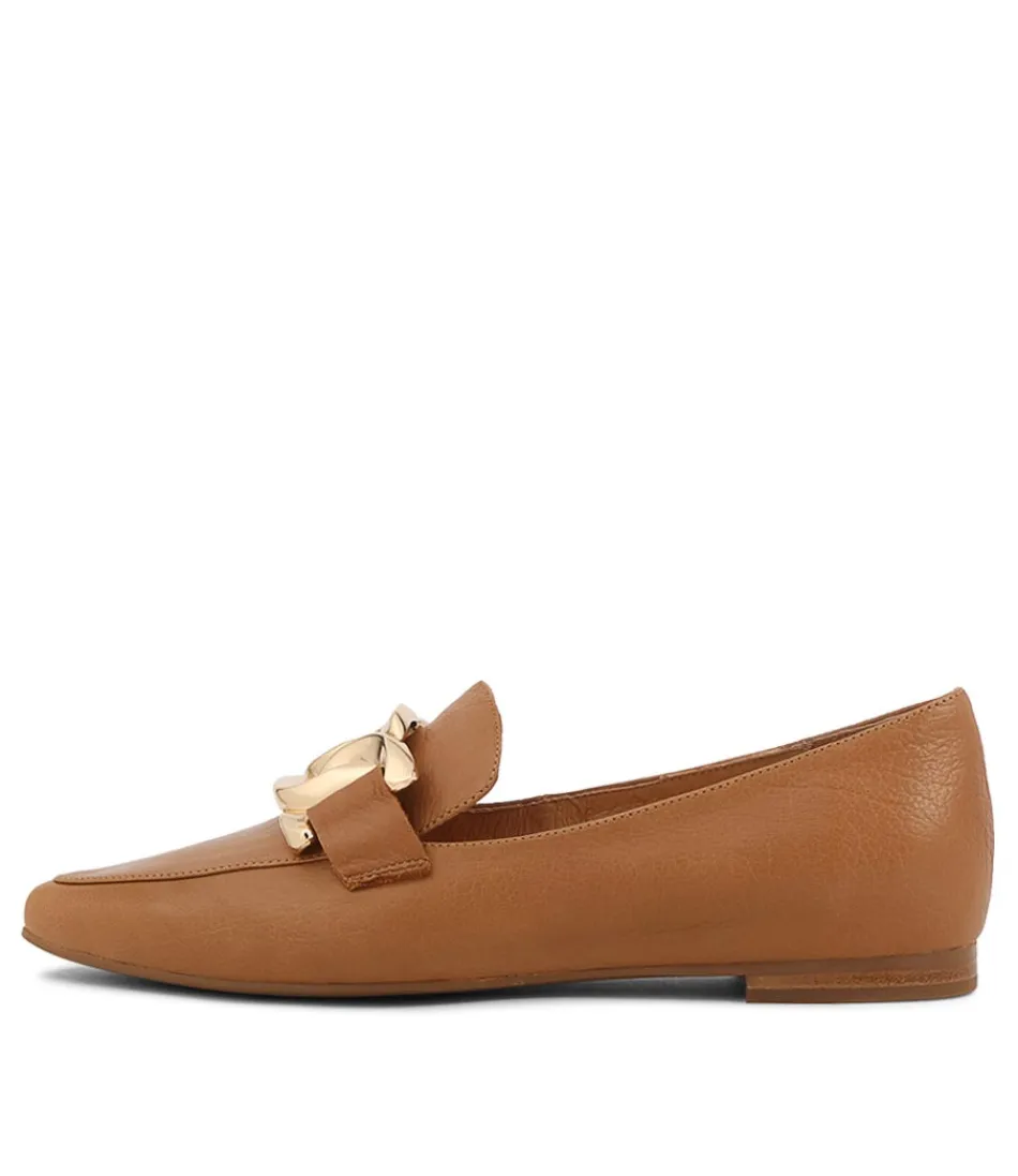 Women TOP END Loafers<Socoro Dark Tan Leather Loafers