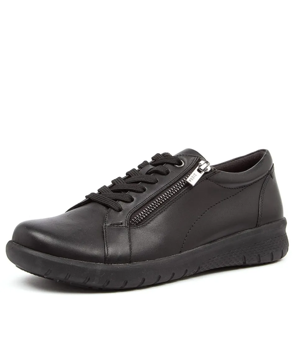 Women ZIERA Comfort<Solar Xf Black Leather