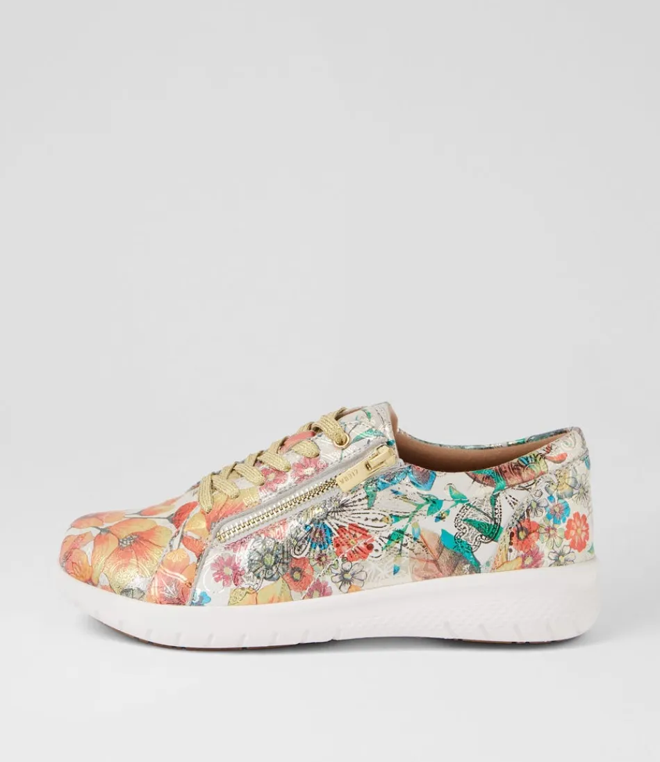 Women ZIERA Comfort<Solar Xf Spring Garden Leather Sneakers