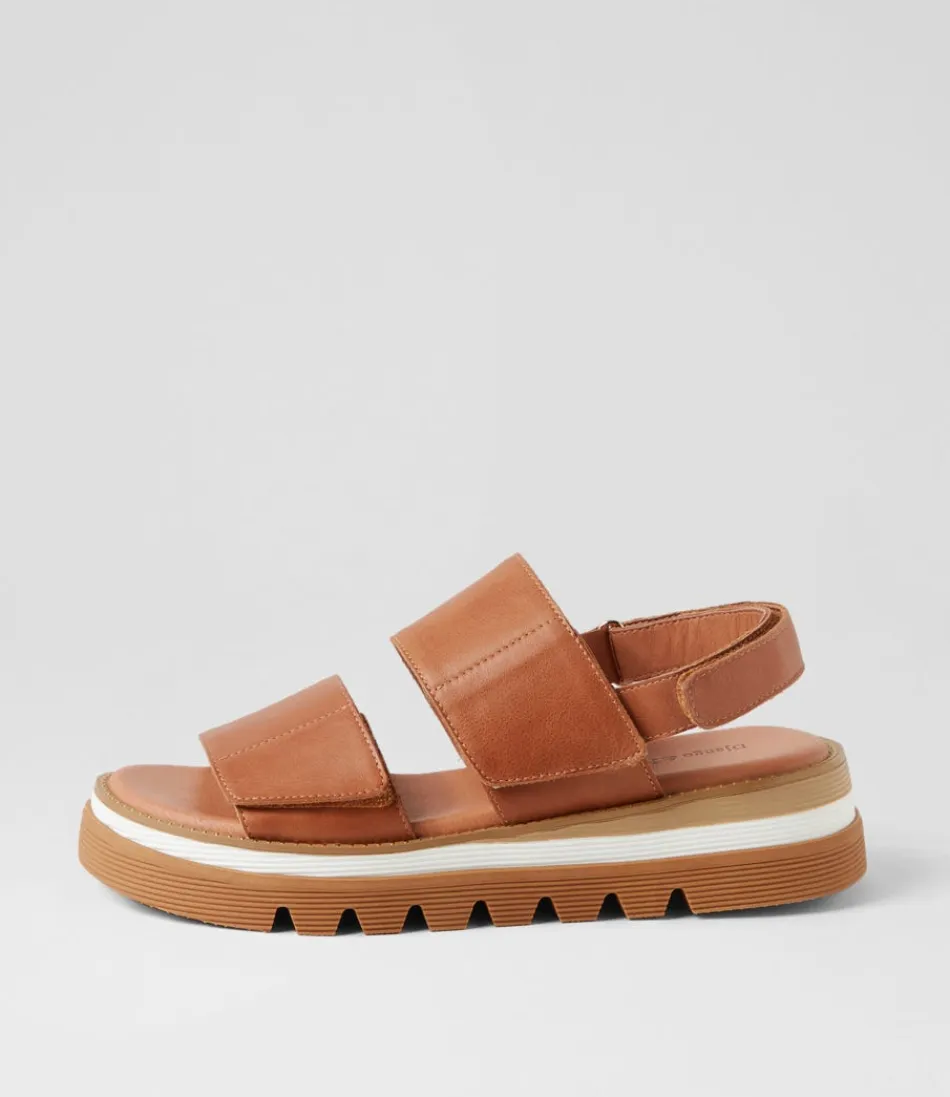 Women DJANGO & JULIETTE Wedges<Soner Tan Leather Sandals