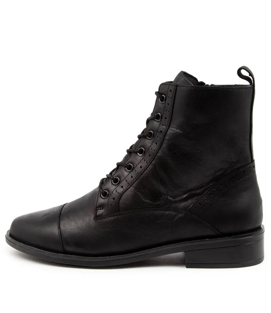 Women ZIERA Boots<Storm Xf Black Leather