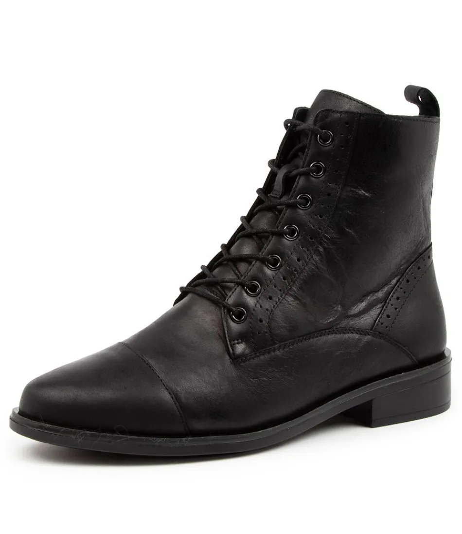 Women ZIERA Boots<Storm Xf Black Leather