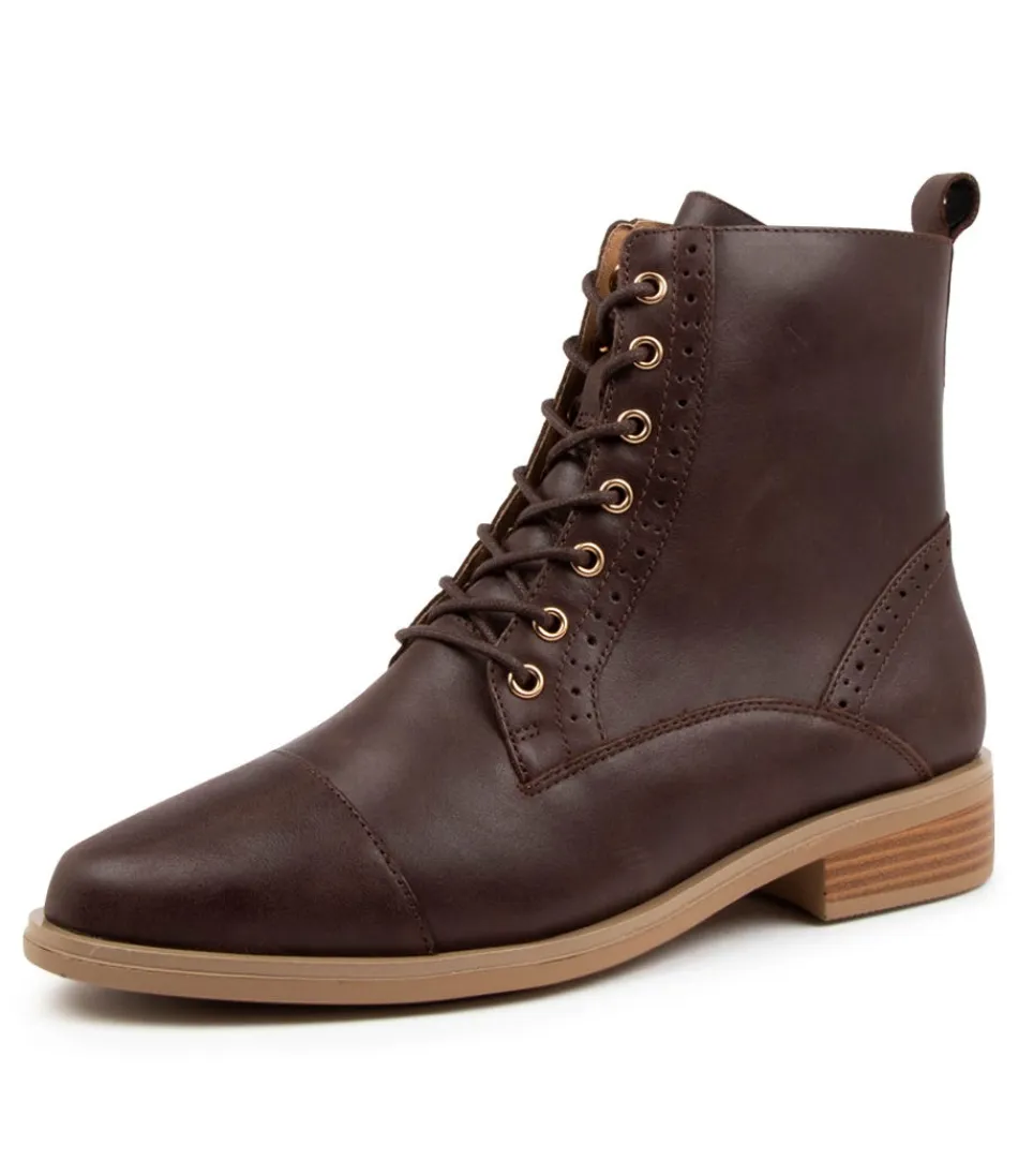 Women ZIERA Boots<Storm Xf Choc Leather