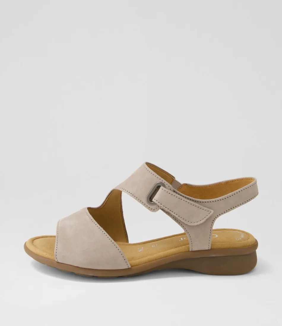 Women GABOR Comfort<Suraya Leinen Nubuck Sandals