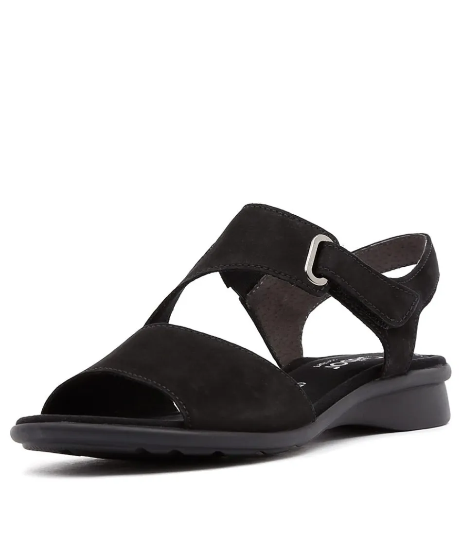 Women GABOR Comfort<Suraya Schwarz Nubuck Leather