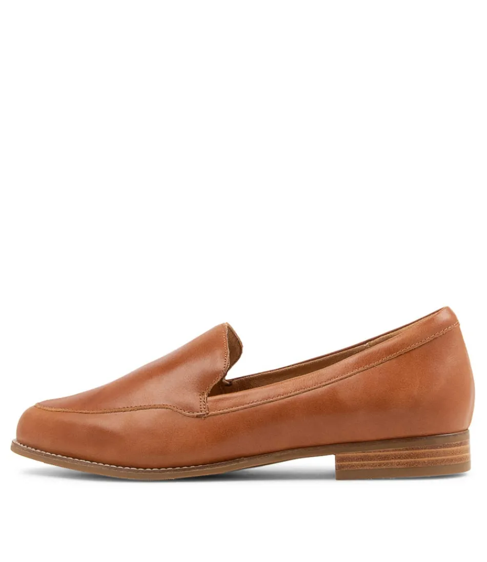 Women ZIERA Loafers<Taded Xf Tan Leather Loafers