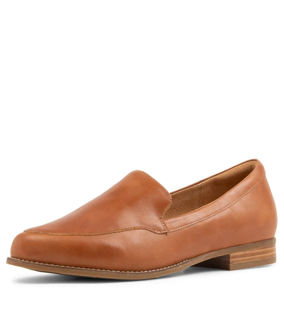 Women ZIERA Loafers<Taded Xf Tan Leather Loafers