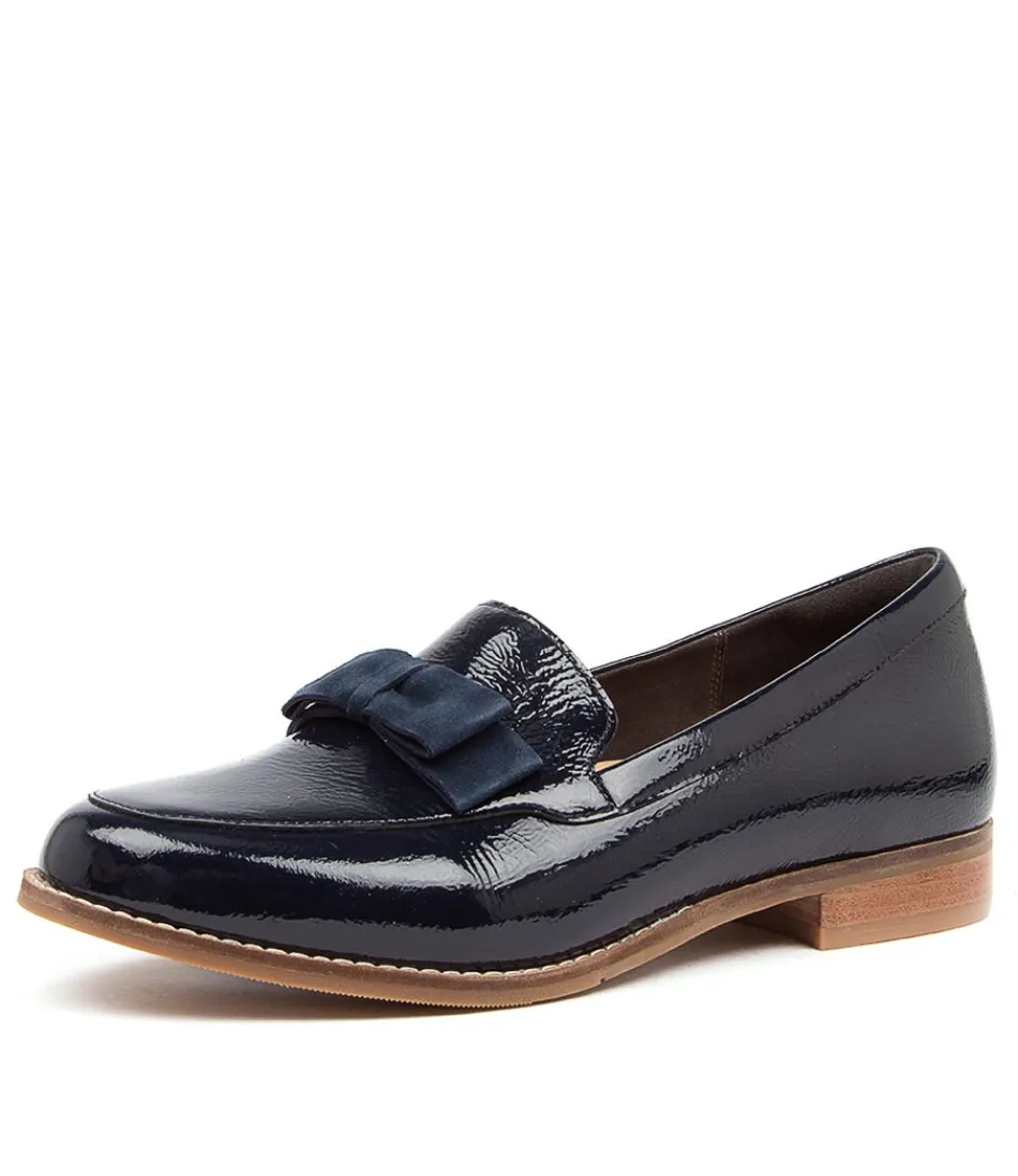 Women ZIERA Comfort<Talise Xf Navy Patent-Sde