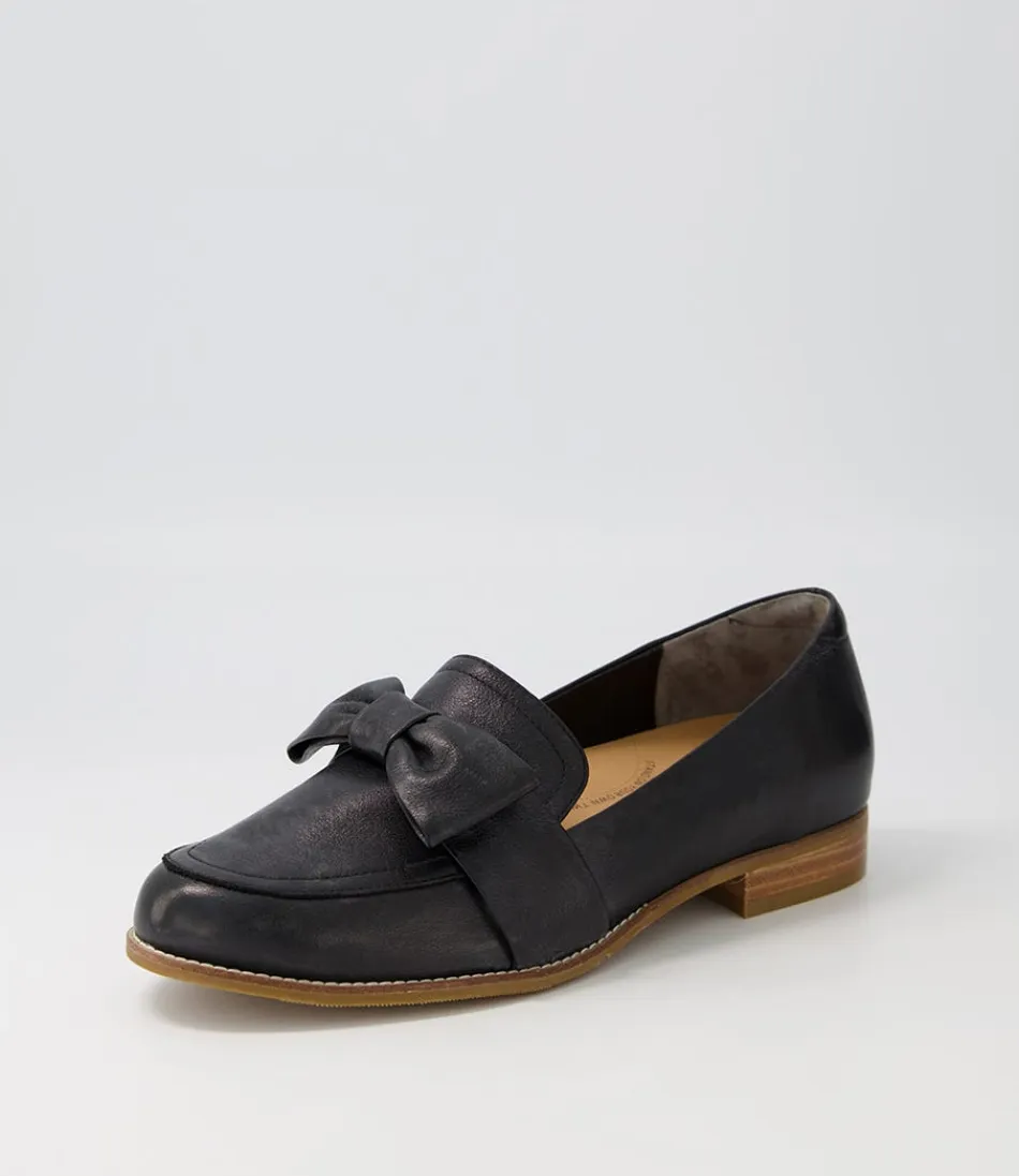 Women ZIERA Loafers<Tarnow Xf Black Leather Loafers