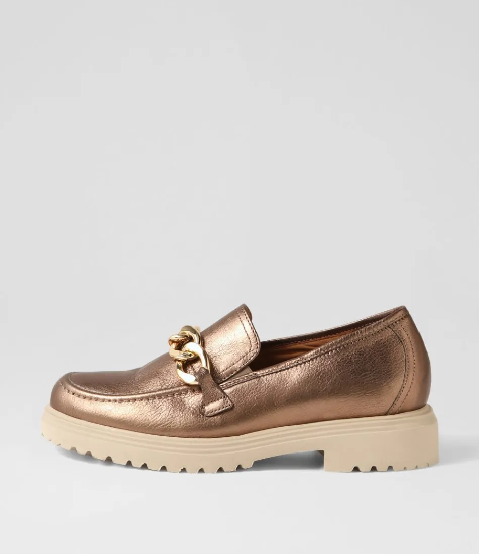 Women GABOR Loafers<Thekla Fango Leather Loafers