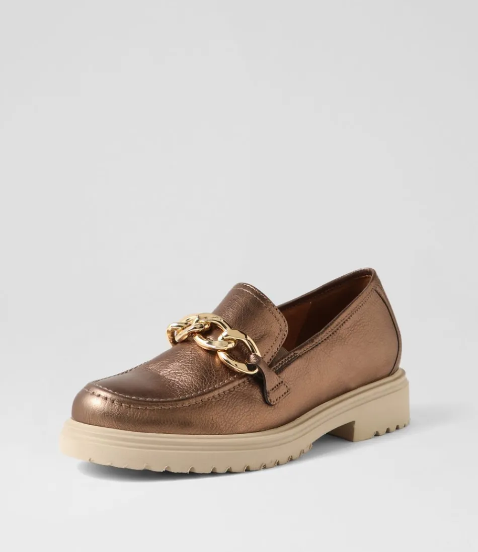 Women GABOR Loafers<Thekla Fango Leather Loafers