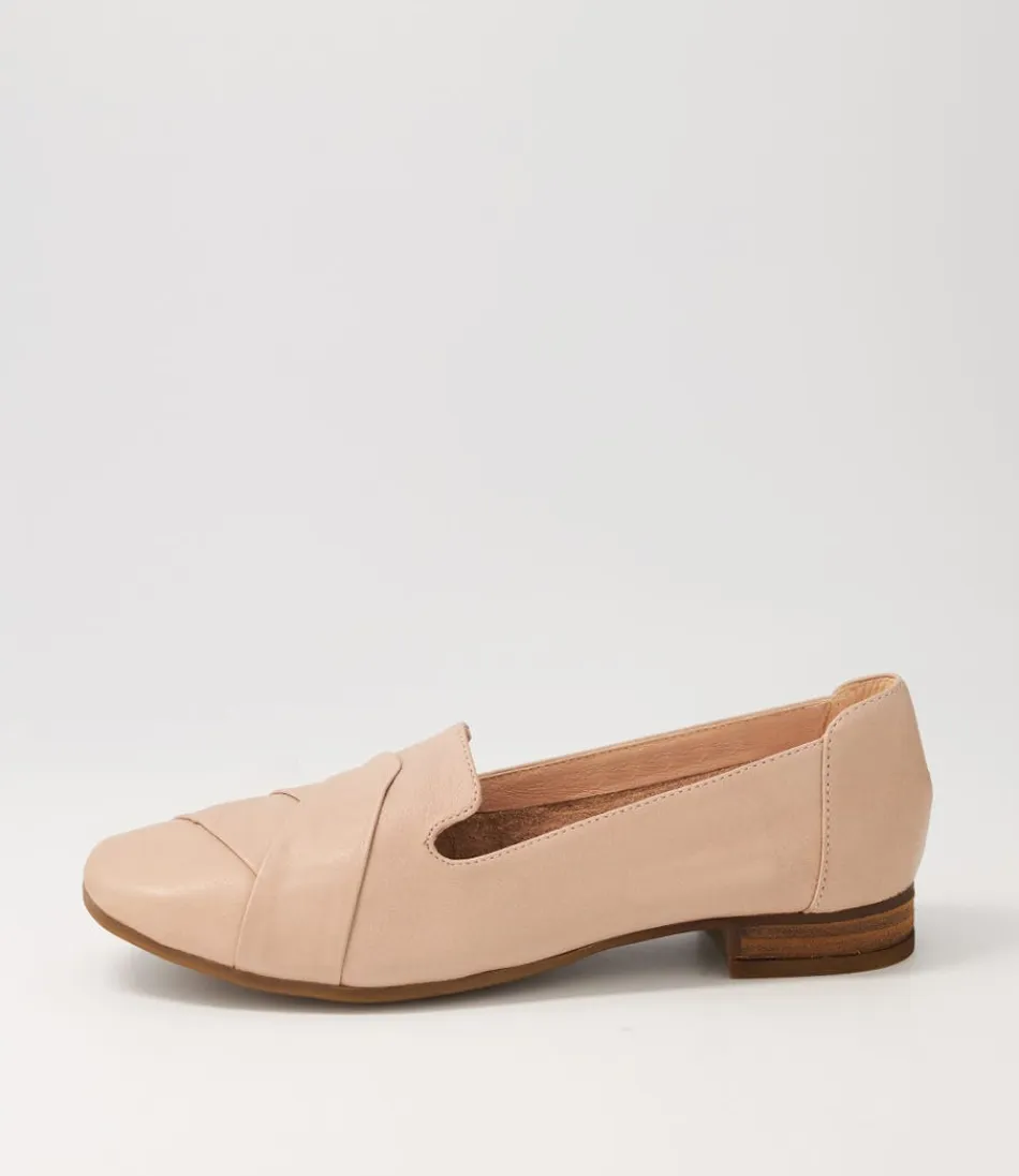 Women DIANA FERRARI Loafers<Tilony Dark Nude Leather Loafers