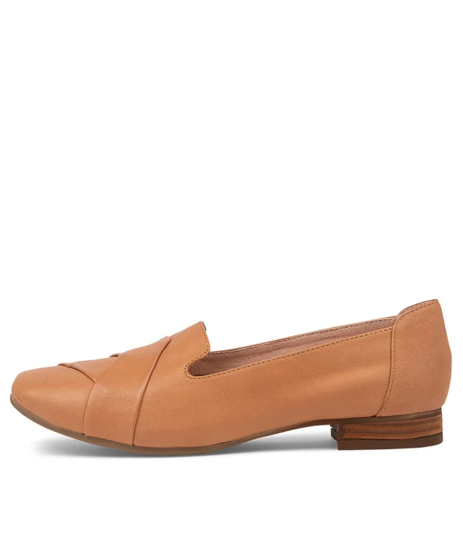 Women DIANA FERRARI Loafers<Tilony Dark Tan Leather Loafers