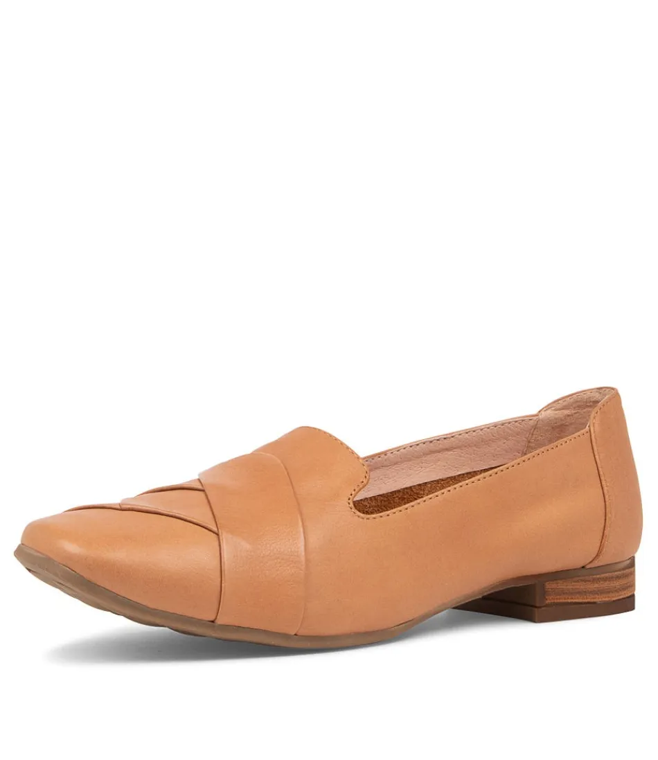 Women DIANA FERRARI Loafers<Tilony Dark Tan Leather Loafers