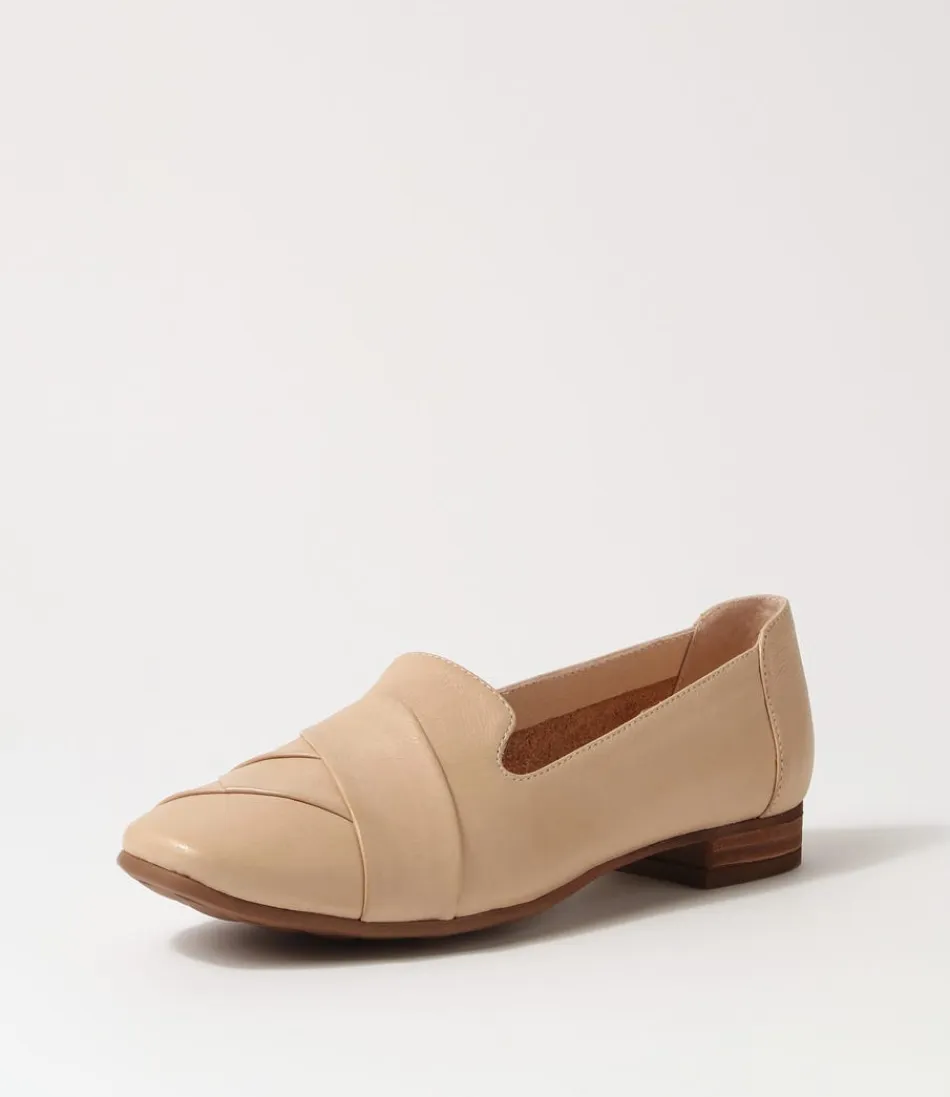 Women DIANA FERRARI Loafers<Tilony Taupe Leather Loafers