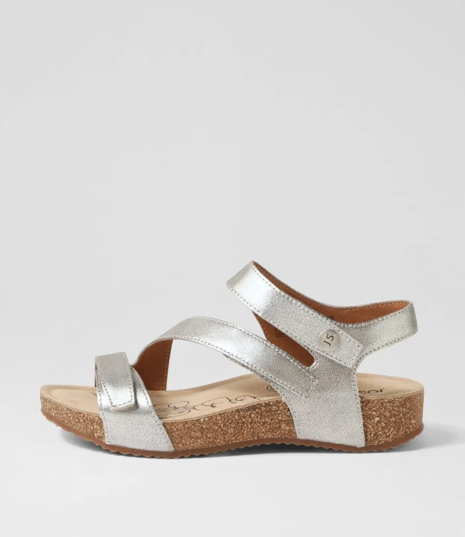 Women JOSEF SEIBEL Comfort<Tonga 25 Cristal Leather Sandals