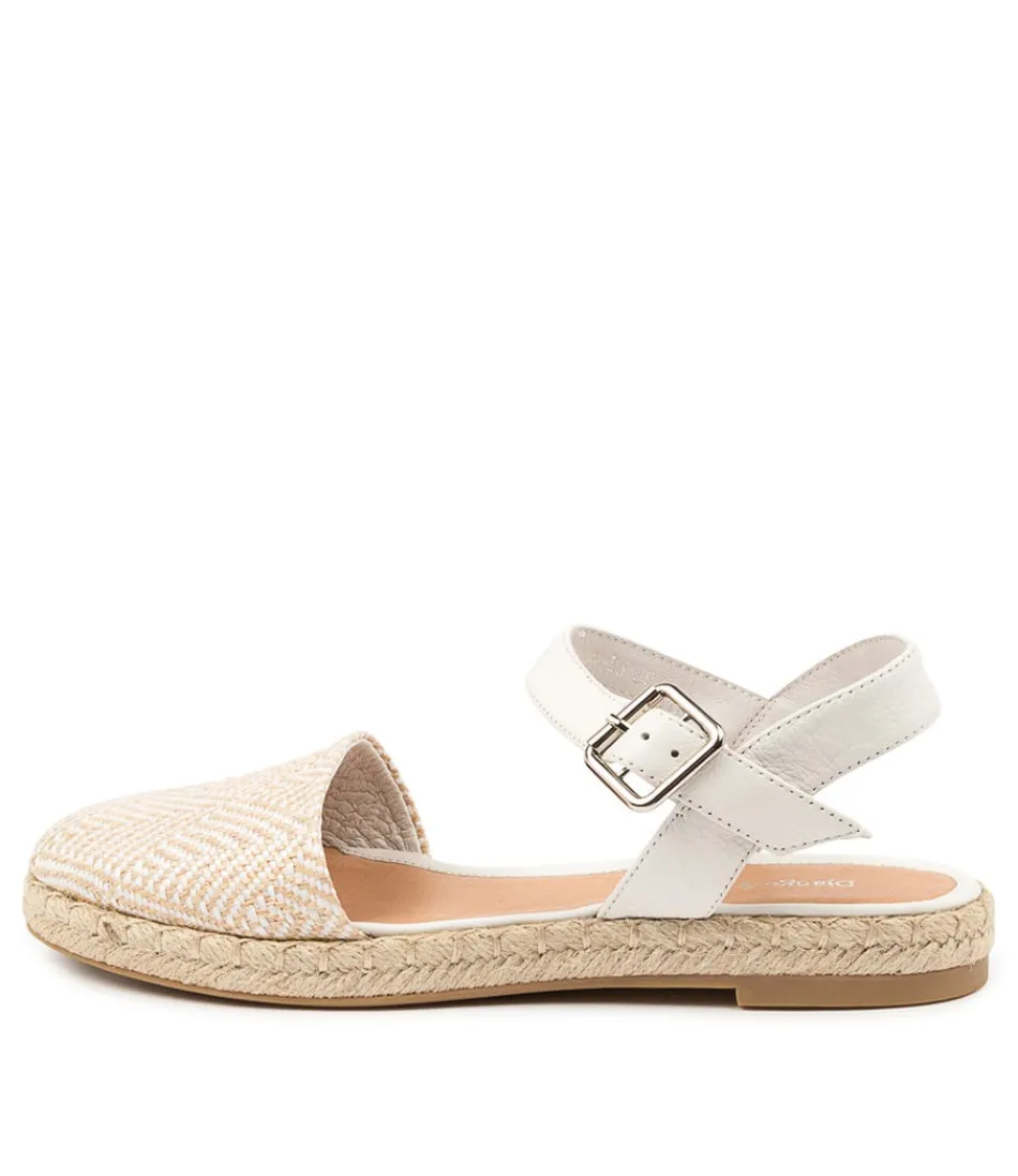 Women DJANGO & JULIETTE Espadrilles<Tonja Natural&White Weave