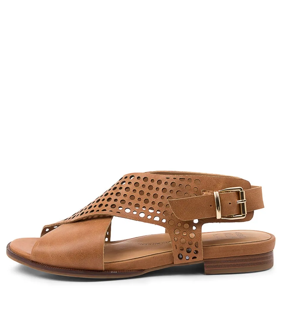 Women ZIERA Flats<Treka W Tan Leather