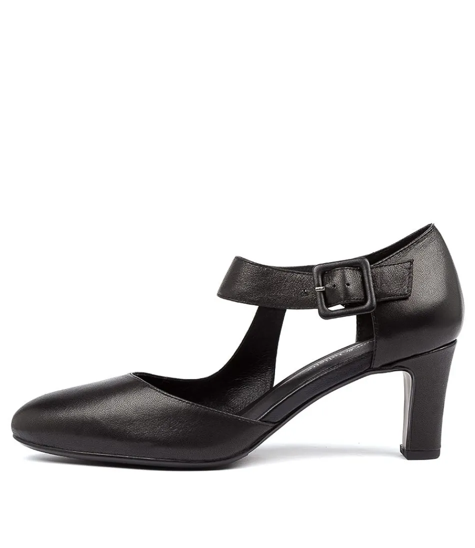 Women DJANGO & JULIETTE Heels<Trinities Black Leather