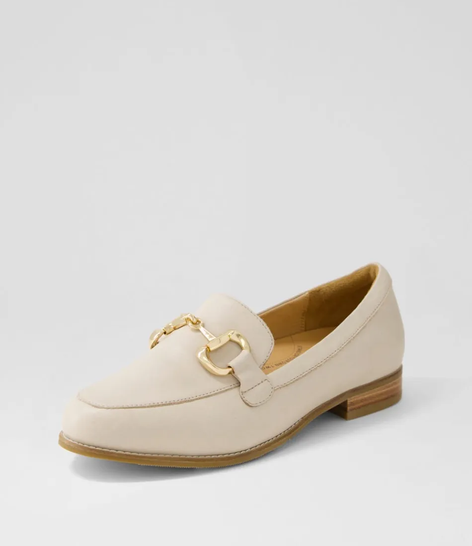 Women ZIERA Loafers<Tucci Xf Almond Leather Loafers