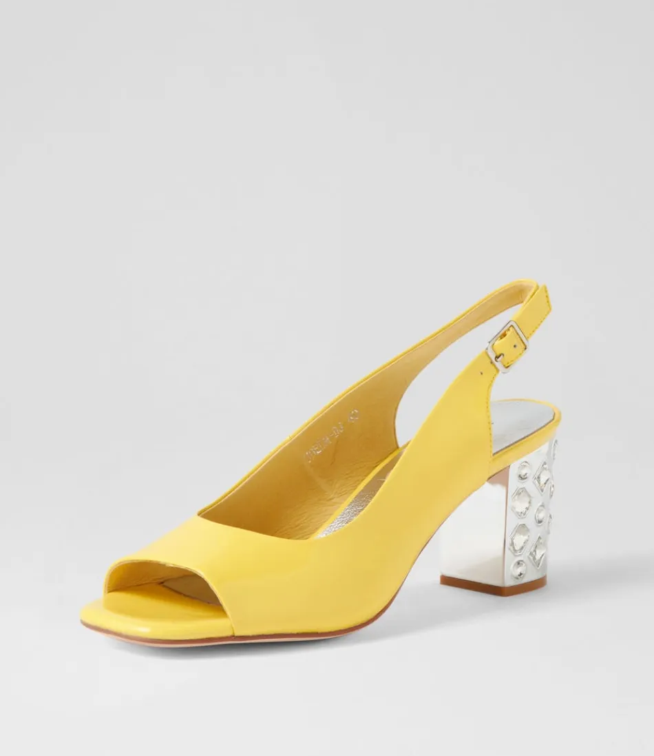 Women DJANGO & JULIETTE Heels<Udeem Buttercup Patent Leather Sandals