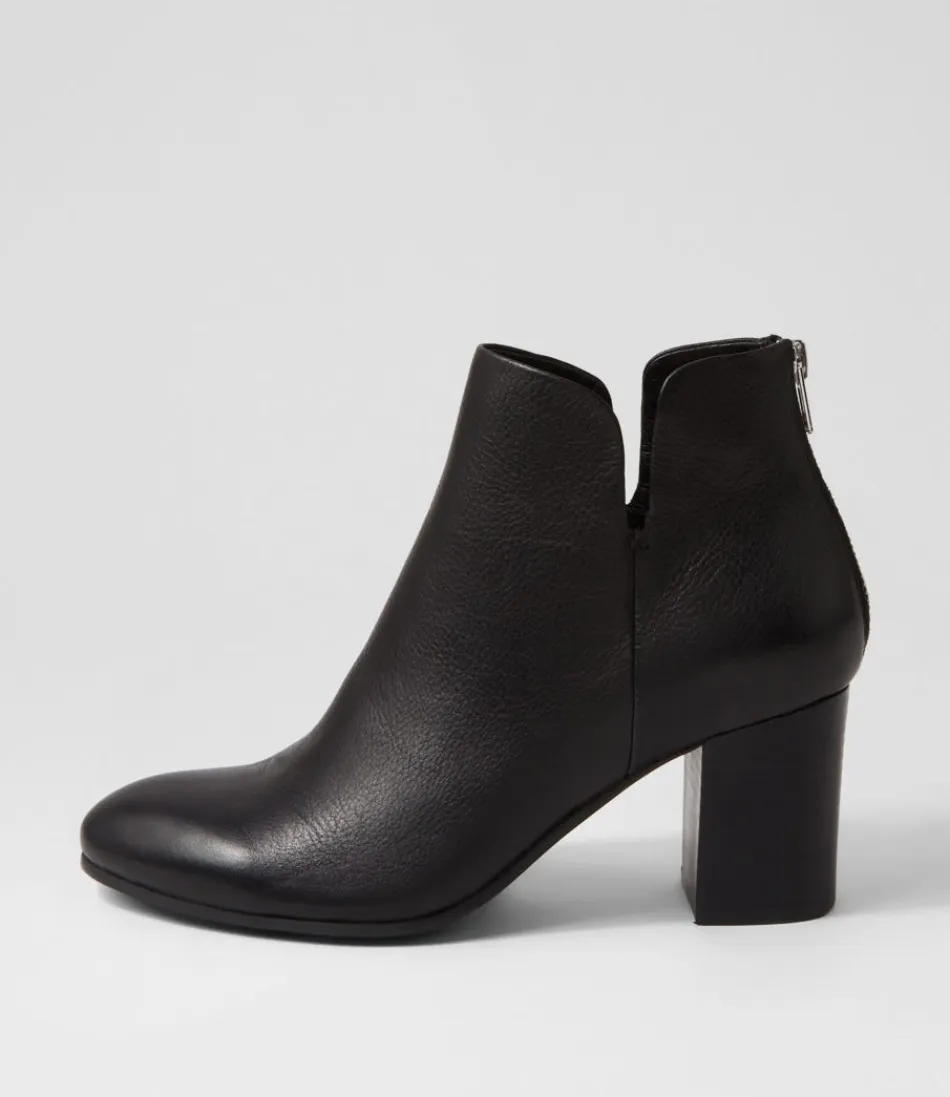 Women TOP END Boots<Ufollow Black Leather Ankle Boots