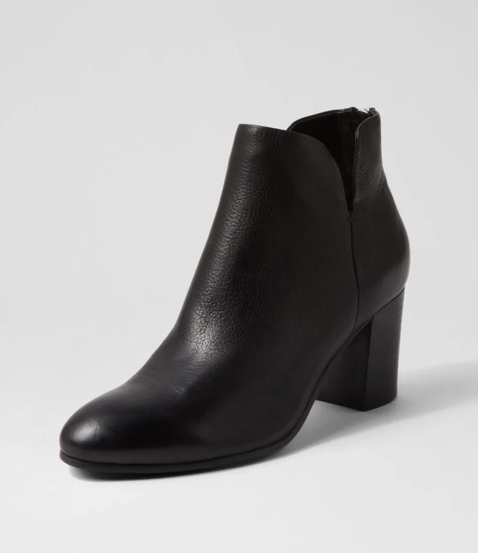 Women TOP END Boots<Ufollow Black Leather Ankle Boots