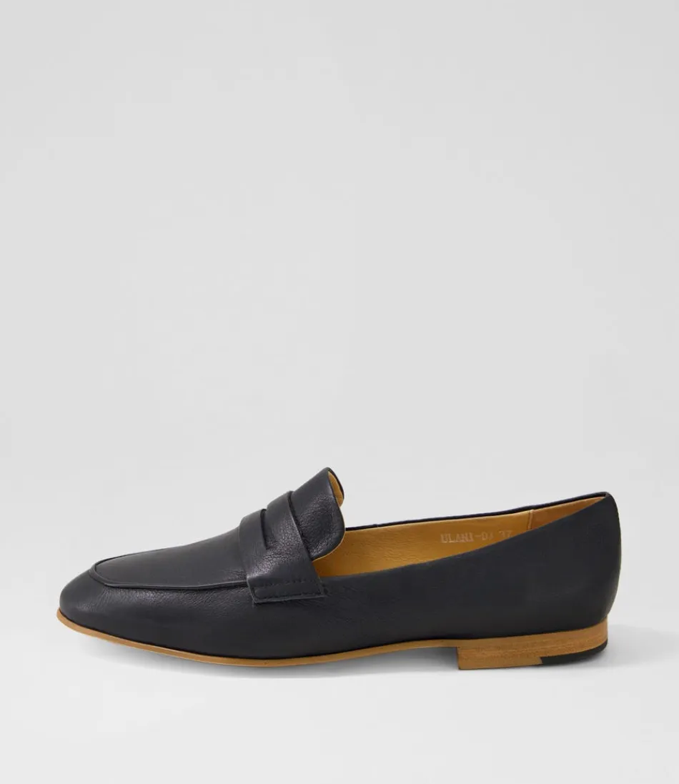 Women DJANGO & JULIETTE Loafers<Ulani Black Leather Loafers